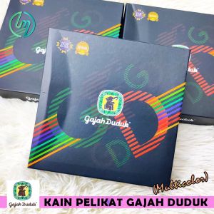 Kain Pelikat Gajah DudukSiap Jahit 4000 Benang (Multicolor)