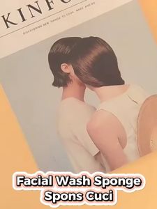 Alobeauty - Premium Spons Pembersih Wajah Face Wash Puff Gentle Cleansing Spon Konjac Cuci Muka Glove Type Cleanser Makeup Remover