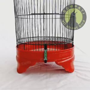 SEMPATI Jepitan Klem Plat Tebok Karet Sangkar Kandang Burung Murai Lovebird Anis Branjangan Variasi Motif Racing Balap KLMBLP
