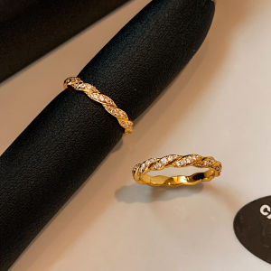 CAFFTI | French Vintage Pearl Ring with Open Adjustable Design