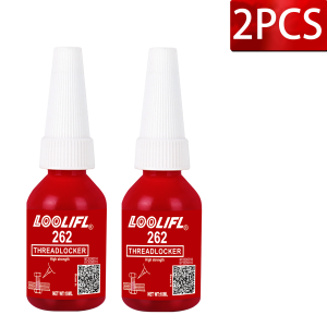 LOOLIFL | LOOLIFL Blue Thread Locker 243 Nuts-Bolts Locker Screw Adhesive Lock Tight Seal Fasteners Anaerobic Curing Metal Glue Rustproof