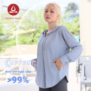 ค่าเฉลี่ยพีชชุดกีฬาสําหรับผู้หญิง Top ฟิตเนส Hoodies แขนยาวมีรูระบายอากาศ BSA