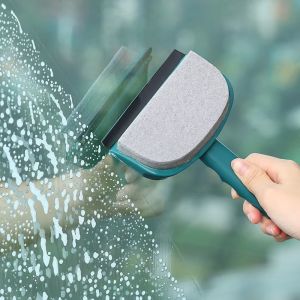Bathroom Mirror Cleaner Silicone Blade Holder Glass Wiper Hook Car Glass Shower Squeegee Windshield Wiper Scraper Home Cleaning