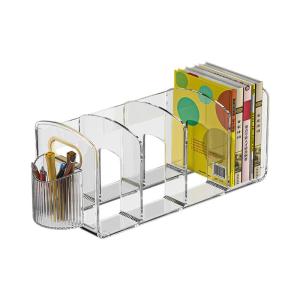 youqin | Acrylic Transparent Book Shelf Desk Organizer