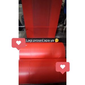 Kresek Merah Laundry Besar Isi 50 - Ukuran 40x65 Cm