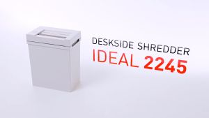 IDEAL 2245 CC 2 x 15mm Paper Shredder (Micro Cut) - 5 sheets (20L) 2 Years Warranty 2245CC 2245MC (Micro Cut Paper Shredder Shredder Machine Office Shredder  Heavy Duty Shredder Mesin Penghancur Kertas))