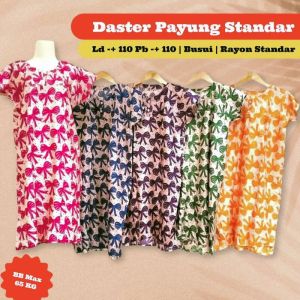 Daster Payung Bunga Viral Rayon Standard