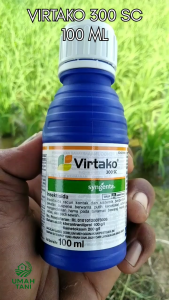 VIRTAKO 300 SC SYNGENTA INSEKTISIDA Kemasan 100 ml Obat Hama Serangga Pertanian Wereng Sundep Ulat