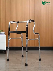 Adult walker Stainless steel walker Adjustable lightweight folding walker for adult heavy duty