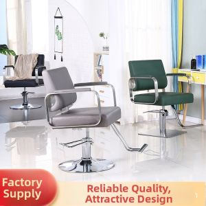 New Fast-Cut Stainless Steel Hydraulic Barber Chair