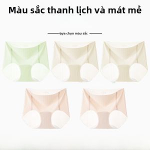 MiiOW | Quần lót nữ Ice Silk không đường may kháng khuẩn cảm giác thoải mái mùa hè mỏng thoáng khí quần đùi tam giác