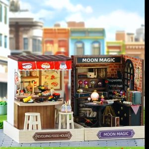 Corner of Happiness with Light/Anti-dust cover DIY Miniature Doll House