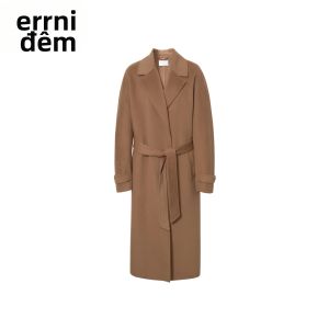 Eifini | Áo Khoác Len Cashmere 28% Phong Cách Áo Choàng Tắm