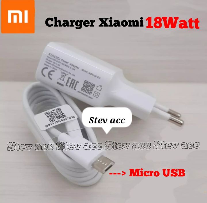 Charger Xiaomi Redmi A1 A2 9A 9C 9i 12C Poco C3 Mi A2 Lite Note