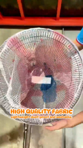 Fan Cover Net Nylon Fans Cover Safety Dust Cover Finger Guards Mesh Children Baby Round Fan Washable