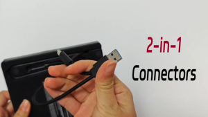Portable External DVD/CD RW Drive Burner Writer (USB 3.0 and Type C + Type A)