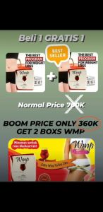 WMP minuman pelangsing original promo gede-gedean pembakar kalori dan lemak rasa blackcurrant