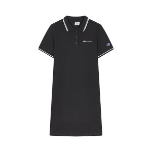 Champion | Summer New Cotton Polo Neck Simple Leisure Dress