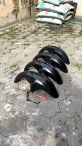Slebor Spakbor Depan Kawasaki Leo Bahan ABS Tebal Detail Original PREMIUM