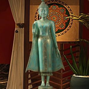 เครื่องประดับต้อนรับไม้แกะสลักไม้ประดับด้วยแผ่นไม้จากเอเชียตะวันออกเฉียงใต้เครื่องประดับตกแต่งบ้านห้องพักห้องอาหารพระพุทธรูป