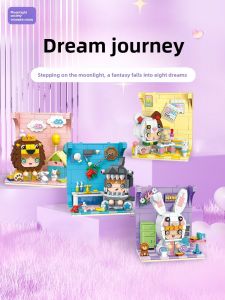 WONDER MOON | Creative Girl Mini Particles Building Blocks