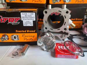 MTRT 62mm CLICK 150/ ADV150/ PCX 150 CERAMIC CHROMEBORE BLOCK SET CASTING PISTON PIN 14