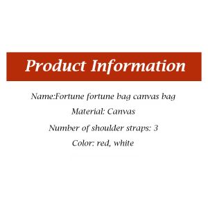 [Lingyin Temple Master’S Consecration Model] Money Bag Canvas Bag For Bringing Fortune Fortune Fortune Bag Canvas Bag