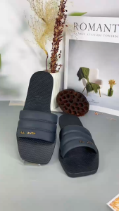 Flat Rubber Sandals for woman Korean Fashion one-strap resistant outdoor footwear A01#