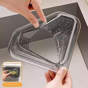 Kitchen Sink Corner Drain Strainer Basket Easy Clean Durable Plastic Fast Draining for Kitchen Sink Organization Accessory