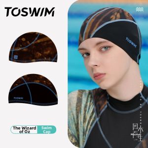 toswim | Comfortable Long Hair Large Head Swimming Cap