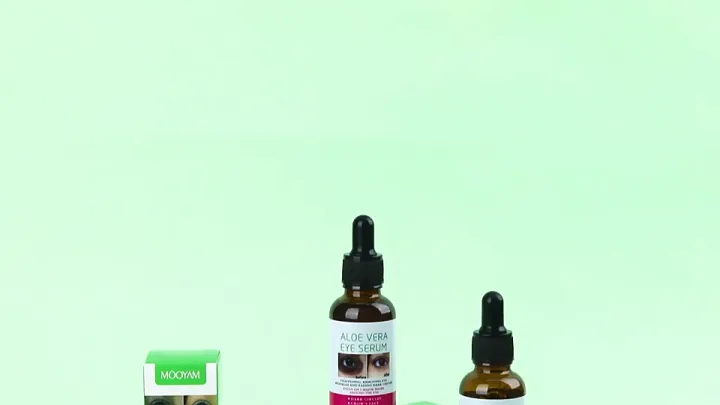 MOOYAM Aloe Vera Eye Essence Dark Circles Reduces Puffiness Bags Fine Lines Wrinkles Eye Essence.