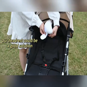 Infant Stroller Neck Pillow Banana Car Seat Head Protector Pillow Baby Stroller Sleeping Neck Support Pillow Cartoon Flower