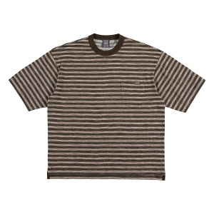 Comfortable Retro Striped T-shirt Cotton