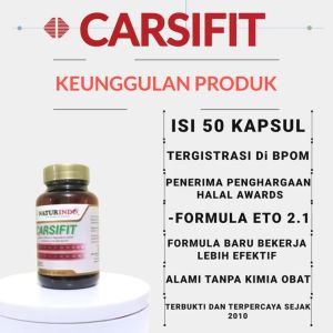 Obat Herbal Strok Stroke Setrok Struk Penyumbatan Otak Sulit Bicara Kaku Tangan Kaki CARSIFIT