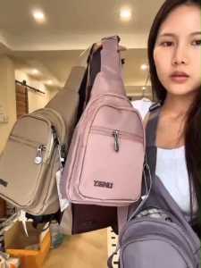 กระเป๋าคาดอก #กระเป๋าเป้สายเดี่ยว #กระเป๋าเป้ #เป้ รุ่น CH-55269 #มีเก็บปลายทาง #สีพาสเทล