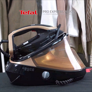 Tefal เตารีดหม้อต้มไอน้ำ Pro Express+C13 Vision (3000 วัตต์ สีน้ำตาล/ดำ) รุ่น GV9820 ฟรี!! โต๊ะรองรีด+เครื่องปั่น BL82AD31