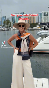 Khăn choàng lụa tơ tằm 180*90 - Quà tặng ý nghĩa