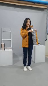 Jaket Wanita Parka Kanvas Premium 13 warna dan 5 size