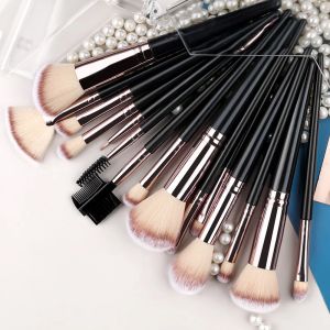 3-15pcs Set Makeup Brushes Tool Set Cosmetic Powder Eye Shadow Foundation Blush Blending Beauty Maquiagem Beauty Kit for Party