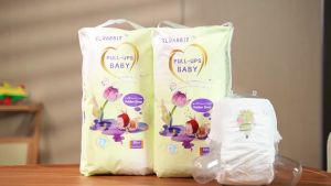 SLRabbit Popok Celana Bayi Soft Diapers Pants Premi Baby Popok Perekat Ultra Tipis M/L/XL/XXL/XXXL 50pcs