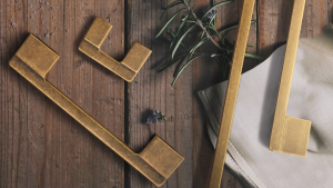 Goo-Ki  Antique Copper Cabinet Door HandlesCabinet  Handle Kitchen Hardware Wardrobe handleSolid Drawer wardrobe handle