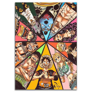 Bandai | Luffy Anime Cross Stitch Diamond Painting Mosaic Embroidery Home Decor Full Drill 5D DIY Art Gift Set New Arrivals 2026