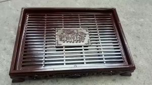 Khay trà giả gỗ cỡ to 30*40 CM hàng đẹp