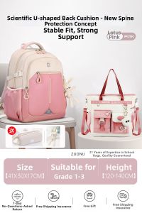 Deanbarry | Burden Relieving Spine Protection Large Capacity Ultralight Water-resistant Dirt-proof School Backpack