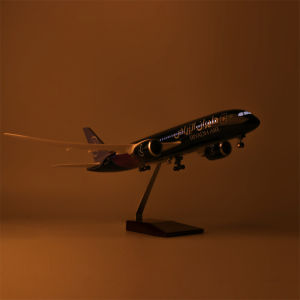43cm Riyadh Air B787 Diecast Resin Airplane Model Toy Kit with Landing Gear Wheel for Collection Display or Aviation Gift