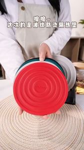 Tatakan Meja Silikon Anti Slip - Tatakan Panci Silikon Heat Proof Anti Panas dan Tebal