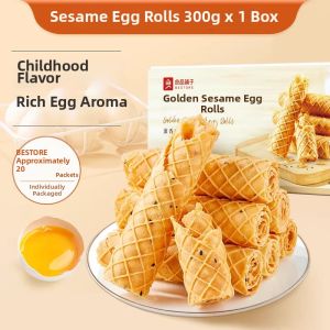 BESTORE | Taro and Durian Filled Egg Rolls