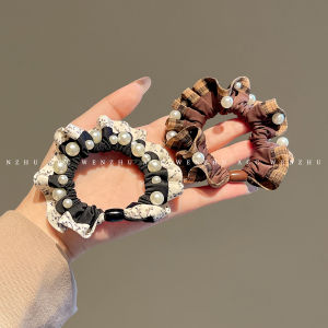 WENZHU | Dây Đai Tóc Cao Su DẻoVintage Ngọt