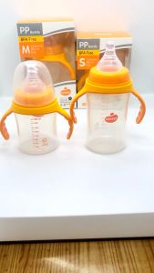 Bình sữa WESSER Bình sữa cổ rộng nhựa PP 180ml - 260ml