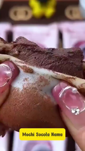 [IN STOCK] Chocolate Lava Mochi - Soft and Chewy Mochi with Irresistible Melted Chocolate Filling Authentic Japanese Style